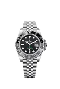 Luxury GMT Style Black Green Bezel Quartz Watch – Stainless Steel Men’s Wrist Watch