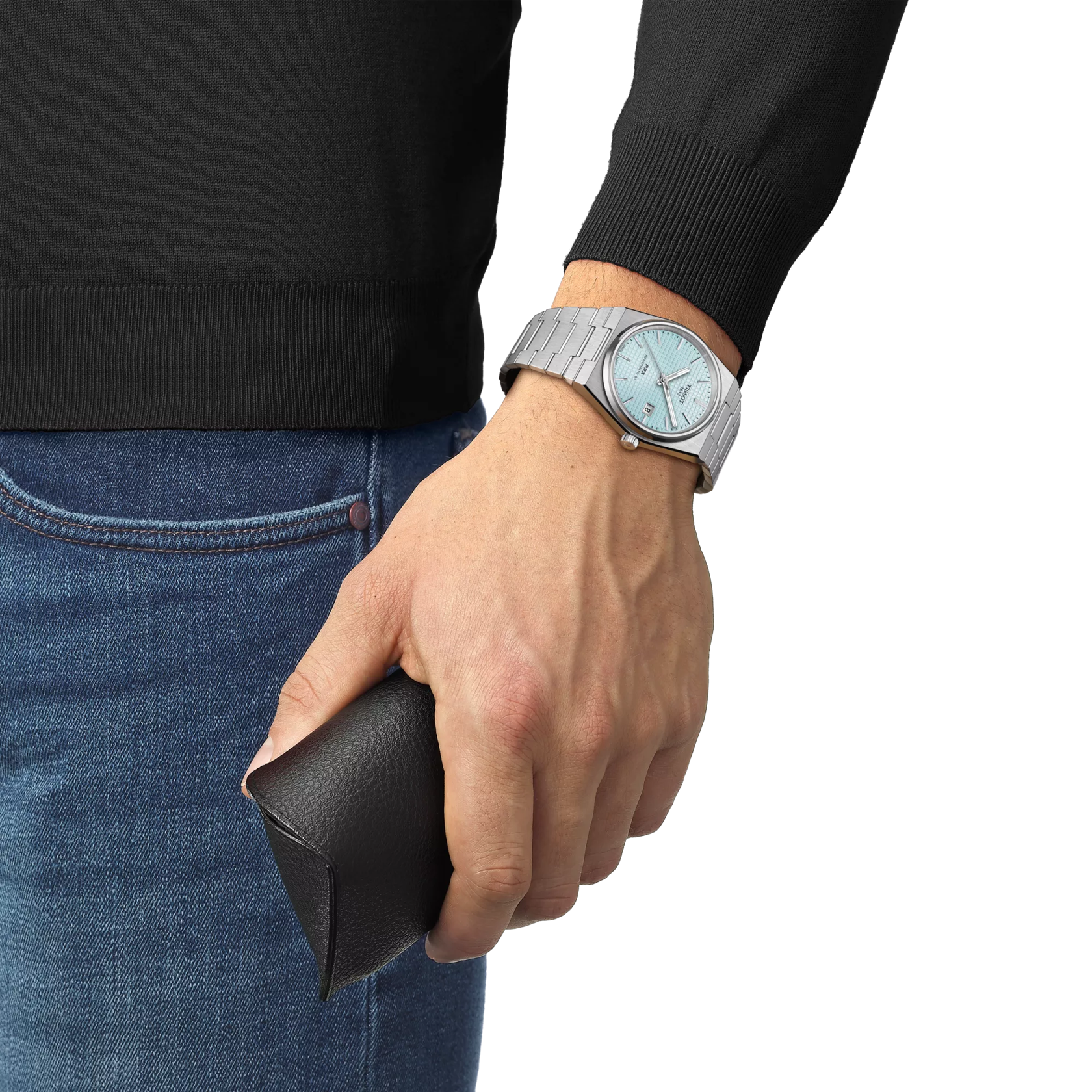 Tissot PRX Ice Blue Dial Quartz Watch – Swiss Made Stainless Steel Luxury Men’s Watch